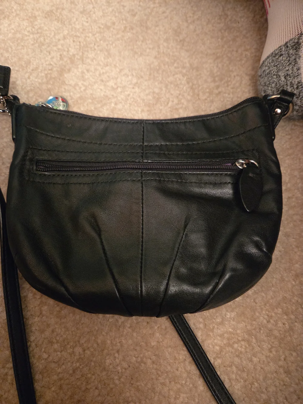 Coach Black Leather Small Crossbody Bag